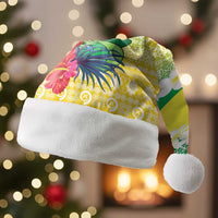 Personalised Malampa Joyeux Noel Christmas Santa Hat Proud To Be a Ni-Van Sand Drawing Art - Polynesian Pride