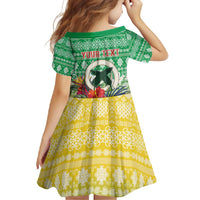 Personalised Malampa Joyeux Noel Family Matching Off Shoulder Maxi Dress and Hawaiian Shirt Proud To Be a Ni-Van Sand Drawing Art - Polynesian Pride