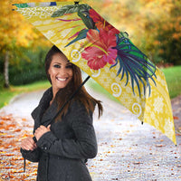 Personalised Malampa Joyeux Noel Umbrella Proud To Be a Ni-Van Sand Drawing Art - Polynesian Pride
