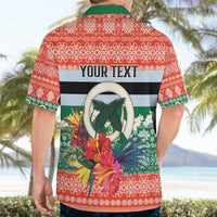Personalised Penama Joyeux Noel Hawaiian Shirt Proud To Be a Ni-Van Sand Drawing Art - Polynesian Pride