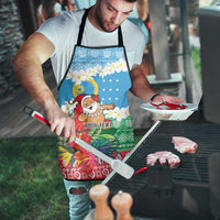 Personalised Sanma Joyeux Noel Apron Proud To Be a Ni-Van Sand Drawing Art - Polynesian Pride