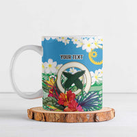 Personalised Sanma Joyeux Noel Ceramic Mug Proud To Be a Ni-Van Sand Drawing Art - Polynesian Pride
