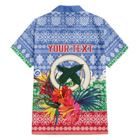 Personalised Shefa Joyeux Noel Family Matching Summer Maxi Dress and Hawaiian Shirt Proud To Be a Ni-Van Sand Drawing Art - Polynesian Pride