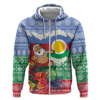 Personalised Shefa Joyeux Noel Hoodie Proud To Be a Ni-Van Sand Drawing Art - Polynesian Pride