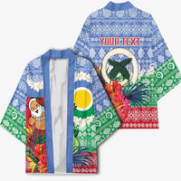 Personalised Shefa Joyeux Noel Kimono Proud To Be a Ni-Van Sand Drawing Art - Polynesian Pride