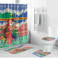Personalised Tafea Joyeux Noel Bathroom Set Proud To Be a Ni-Van Sand Drawing Art - Polynesian Pride