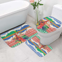 Personalised Tafea Joyeux Noel Bathroom Set Proud To Be a Ni-Van Sand Drawing Art - Polynesian Pride
