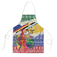 Personalised Torba Joyeux Noel Apron Proud To Be a Ni-Van Sand Drawing Art - Polynesian Pride