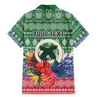 Personalised Torba Joyeux Noel Family Matching Mermaid Dress and Hawaiian Shirt Proud To Be a Ni-Van Sand Drawing Art - Polynesian Pride