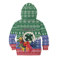 Personalised Torba Joyeux Noel Kid Hoodie Proud To Be a Ni-Van Sand Drawing Art - Polynesian Pride