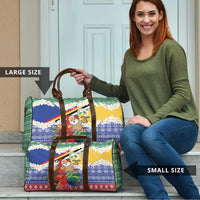 Personalised Torba Joyeux Noel Travel Bag Proud To Be a Ni-Van Sand Drawing Art - Polynesian Pride