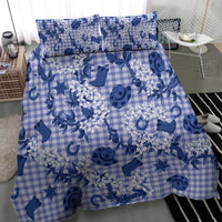 Mokihana Maile Ilima Leis Paniolo Palaka Bedding Set Hawaiian Polu Spirit - Polynesian Pride