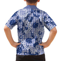 Mokihana Maile Ilima Leis Paniolo Palaka Family Matching Puletasi and Hawaiian Shirt Hawaiian Polu Spirit LT9 - Polynesian Pride