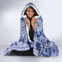 Mokihana Maile Ilima Leis Paniolo Palaka Hooded Blanket Hawaiian Polu Spirit - Polynesian Pride