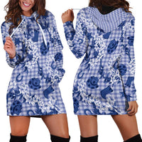 Mokihana Maile Ilima Leis Paniolo Palaka Hoodie Dress Hawaiian Polu Spirit - Polynesian Pride