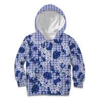Mokihana Maile Ilima Leis Paniolo Palaka Kid Hoodie Hawaiian Polu Spirit - Polynesian Pride