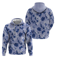 Mokihana Maile Ilima Leis Paniolo Palaka Zip Hoodie Hawaiian Polu Spirit - Polynesian Pride