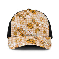 Mokihana Maile Ilima Leis Paniolo Palaka Baseball Net Cap Hawaiian Kula Spirit - Polynesian Pride