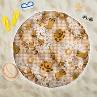 Mokihana Maile Ilima Leis Paniolo Palaka Beach Blanket Hawaiian Kula Spirit - Polynesian Pride