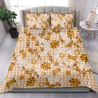 Mokihana Maile Ilima Leis Paniolo Palaka Bedding Set Hawaiian Kula Spirit - Polynesian Pride
