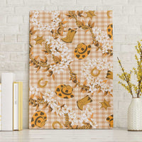 Mokihana Maile Ilima Leis Paniolo Palaka Canvas Wall Art Hawaiian Kula Spirit - Polynesian Pride