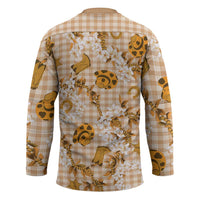 Mokihana Maile Ilima Leis Paniolo Palaka Hockey Jersey Hawaiian Kula Spirit LT9 - Polynesian Pride