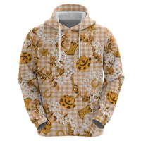 Mokihana Maile Ilima Leis Paniolo Palaka Hoodie Hawaiian Kula Spirit - Polynesian Pride