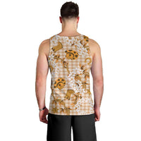 Mokihana Maile Ilima Leis Paniolo Palaka Men Tank Top Hawaiian Kula Spirit - Polynesian Pride