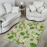 Mokihana Maile Ilima Leis Paniolo Palaka Area Rug Hawaiian Omaomo Ala Spirit - Polynesian Pride