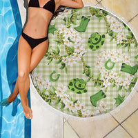 Mokihana Maile Ilima Leis Paniolo Palaka Beach Blanket Hawaiian Omaomo Ala Spirit - Polynesian Pride