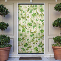 Mokihana Maile Ilima Leis Paniolo Palaka Door Cover Hawaiian Omaomo Ala Spirit - Polynesian Pride