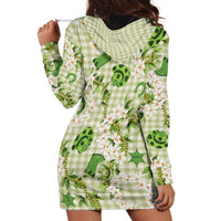 Mokihana Maile Ilima Leis Paniolo Palaka Hoodie Dress Hawaiian Omaomo Ala Spirit - Polynesian Pride