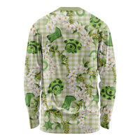 Mokihana Maile Ilima Leis Paniolo Palaka Long Sleeve Shirt Hawaiian Omaomo Ala Spirit - Polynesian Pride