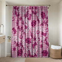 Mokihana Maile Ilima Leis Paniolo Palaka Bathroom Set Hawaiian Omaomo Ulaula Spirit - Polynesian Pride