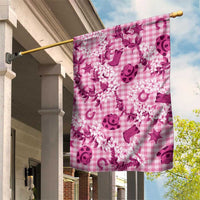 Mokihana Maile Ilima Leis Paniolo Palaka Garden Flag Hawaiian Omaomo Ulaula Spirit - Polynesian Pride