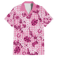 Mokihana Maile Ilima Leis Paniolo Palaka Hawaiian Shirt Hawaiian Omaomo Ulaula Spirit - Polynesian Pride