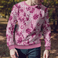 Mokihana Maile Ilima Leis Paniolo Palaka Ugly Christmas Sweater Hawaiian Omaomo Ulaula Spirit - Polynesian Pride