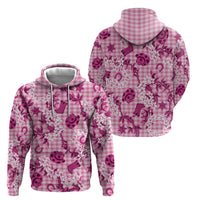 Mokihana Maile Ilima Leis Paniolo Palaka Zip Hoodie Hawaiian Omaomo Ulaula Spirit - Polynesian Pride