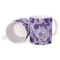 Mokihana Maile Ilima Leis Paniolo Palaka Ceramic Mug Hawaiian Poni Spirit - Polynesian Pride