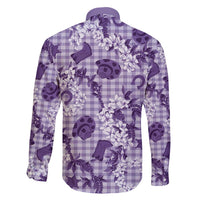 Mokihana Maile Ilima Leis Paniolo Palaka Family Matching Off Shoulder Short Dress and Hawaiian Shirt Hawaiian Poni Spirit LT9 - Polynesian Pride