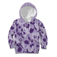 Mokihana Maile Ilima Leis Paniolo Palaka Kid Hoodie Hawaiian Poni Spirit - Polynesian Pride