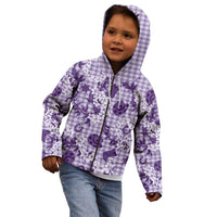 Mokihana Maile Ilima Leis Paniolo Palaka Kid Hoodie Hawaiian Poni Spirit - Polynesian Pride