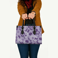 Mokihana Maile Ilima Leis Paniolo Palaka Leather Bag Hawaiian Poni Spirit - Polynesian Pride