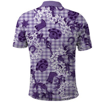 Mokihana Maile Ilima Leis Paniolo Palaka Polo Shirt Hawaiian Poni Spirit LT9 - Polynesian Pride