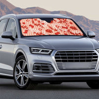 Mokihana Maile Ilima Leis Paniolo Palaka Auto Sun Shade Hawaiian Ulaula Spirit - Polynesian Pride