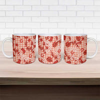 Mokihana Maile Ilima Leis Paniolo Palaka Ceramic Mug Hawaiian Ulaula Spirit - Polynesian Pride