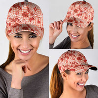 Mokihana Maile Ilima Leis Paniolo Palaka Classic Cap Hawaiian Ulaula Spirit - Polynesian Pride