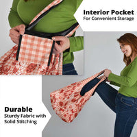 Mokihana Maile Ilima Leis Paniolo Palaka Grocery Bag Hawaiian Ulaula Spirit - Polynesian Pride