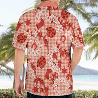 Mokihana Maile Ilima Leis Paniolo Palaka Hawaiian Shirt Hawaiian Ulaula Spirit LT9 - Polynesian Pride