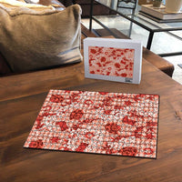 Mokihana Maile Ilima Leis Paniolo Palaka Puzzle Hawaiian Ulaula Spirit - Polynesian Pride